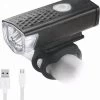 Voorlicht Fiets - Led Voorlamp - 300 Lumen - Oplaadbaar - Usb Oplaadbaar - Compact - Waterdicht - Koplamp Fiets