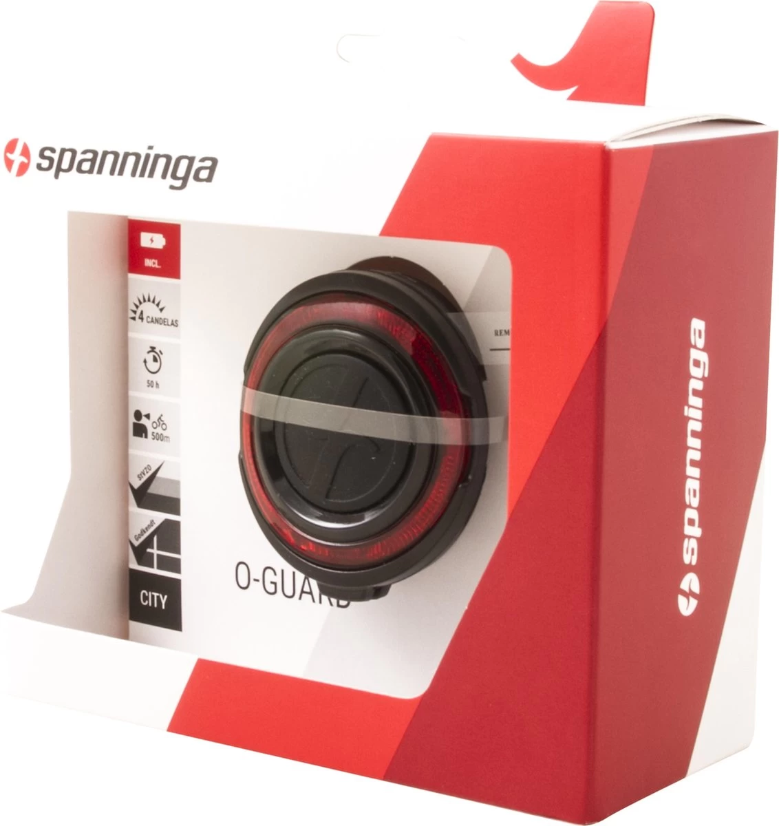 Spanninga O-Guard Fiets Achterlicht - Batterij - Afbeelding 13