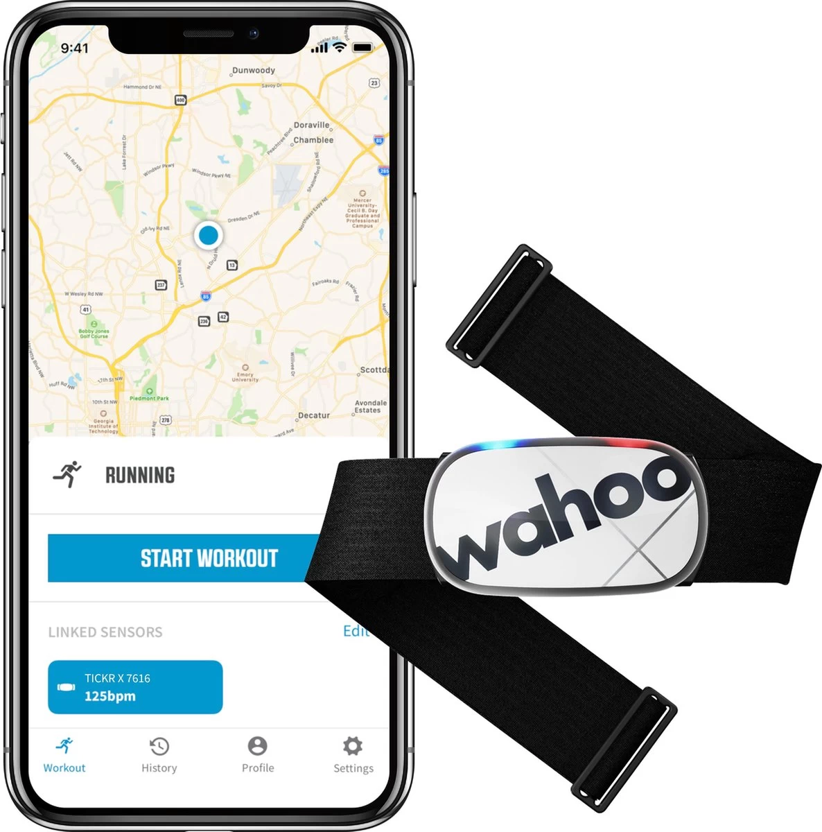 Wahoo Fitness TICKR X With Motion And Memory - Afbeelding 2