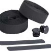 BBB Cycling RaceRibbon Stuurtape - Antislip - Stuurlint Racefiets - Stretch Materiaal - Zwart - 2 Rollen - BHT-01