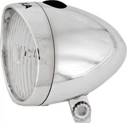 AXA – Classic Battery - 4 Lux - Fietslamp Voorlicht - LED Koplamp - Fietsverlichting Op Batterij - Zilver