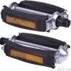 ESTARK® Klassieke Fietspedalen - Set Van Twee - Anti-Slip Fietspedalen Set Met Reflectoren - Pedaal Zwart Zilver - Fiets Pedalen Trappers Fiets Pedaal - Fietstrappers - Losse Trappers - 2 STUKS - Pedalen
