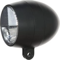 Cortina Amsterdam Fietsverlichting Koplamp - Batterij - Black/Zwart