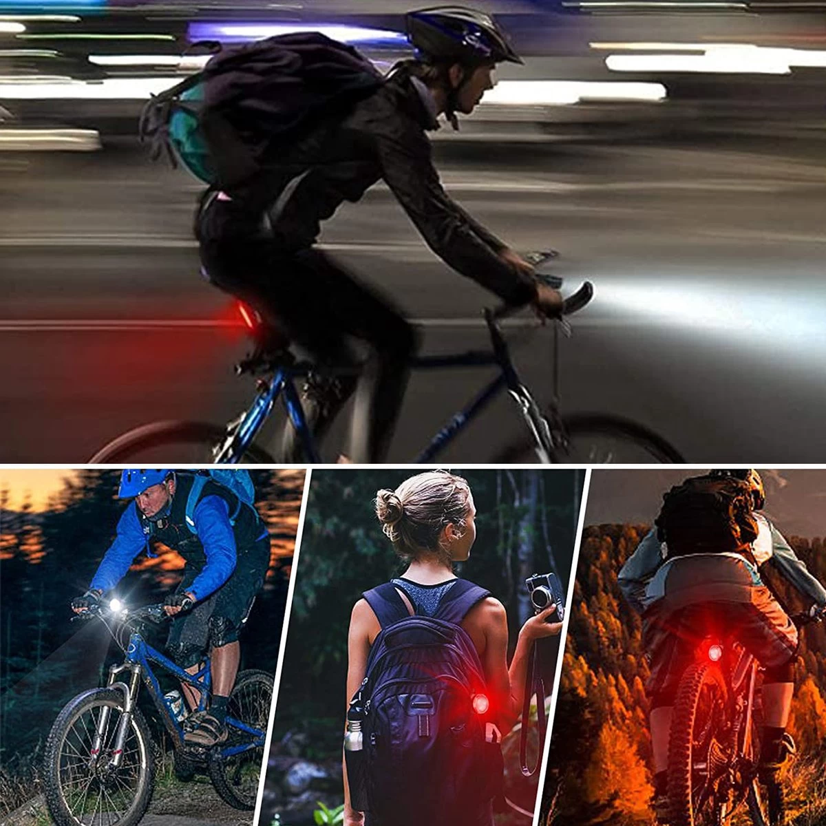 Fietsverlichting USB Oplaadbaar - Waterdicht Fietslamp - LED Fietslampjes - Voorlicht En Achterlicht - Voor Fiets - Afbeelding 8
