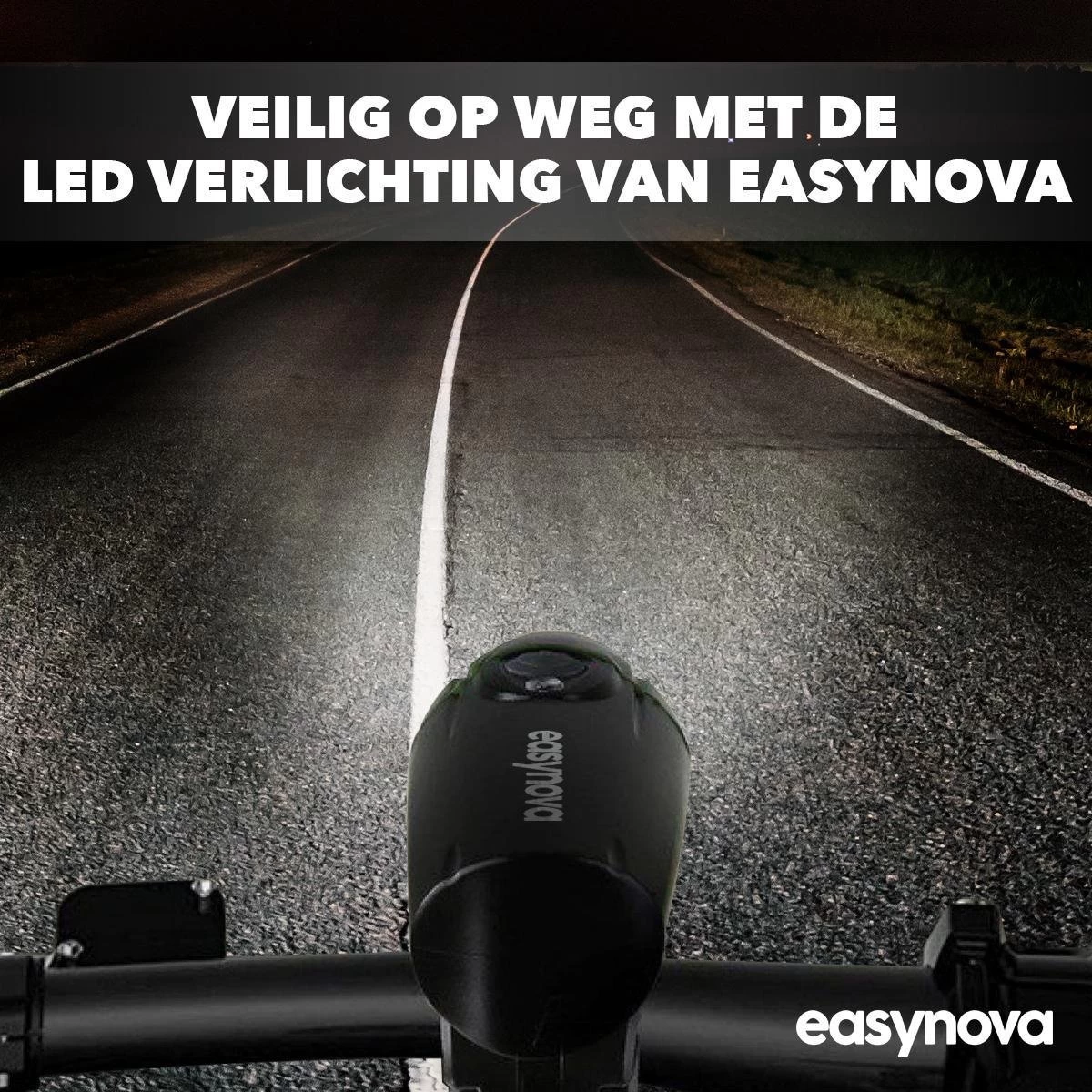 LED Fietsverlichting Set – Oplaadbaar Via USB - Voorlicht En Achterlicht - Waterbestendig - Complete Fietslamp Set - Afbeelding 4