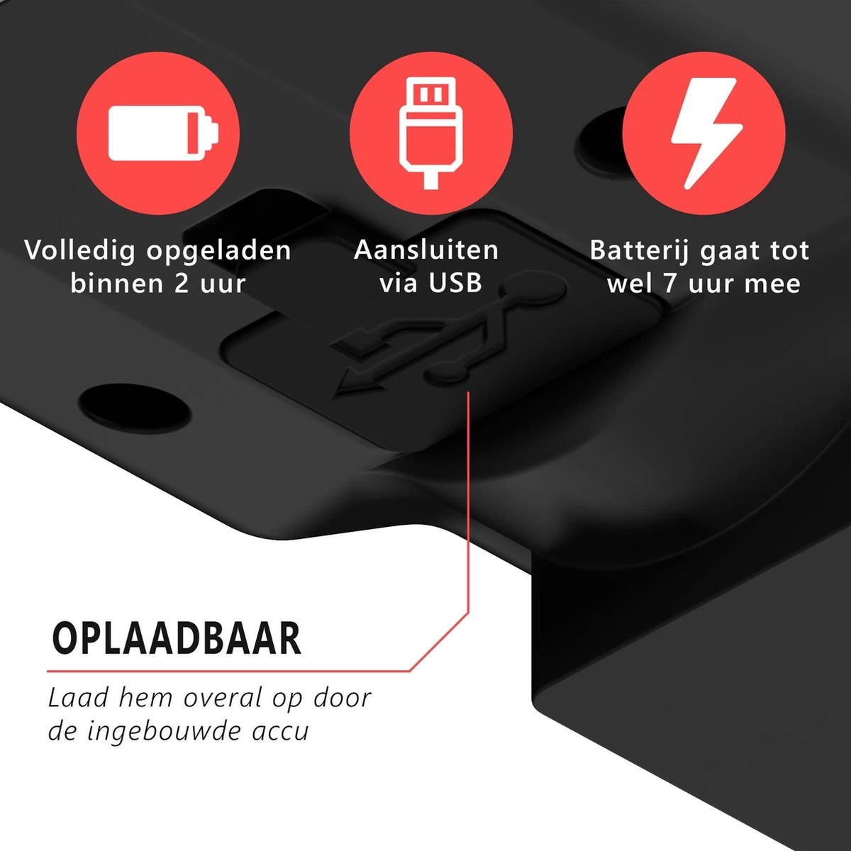 Trustic EVO | Fietsverlichting | Oplaadbaar | Fietslamp | Verschillende Standen | Licht Sensor | Waterbestendig | Set - Afbeelding 4