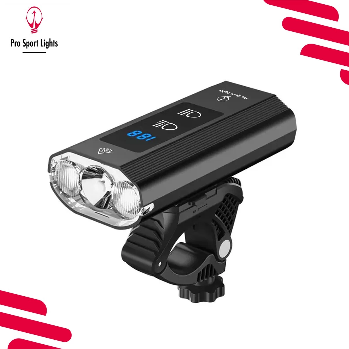 Fietslamp 1200 Lumen Fietsverlichting Pro Sport Lights Performance - Koplamp USB Oplaadbaar - Voorlicht Fietsverlichting - Afbeelding 15