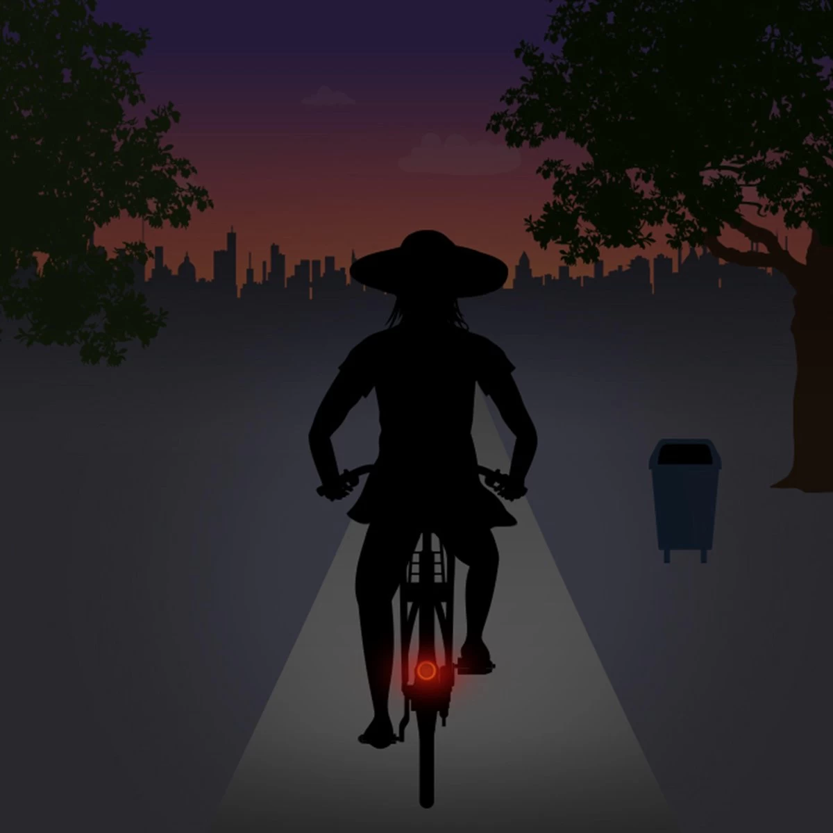 Spanninga O-Guard Fiets Achterlicht - Batterij - Afbeelding 14