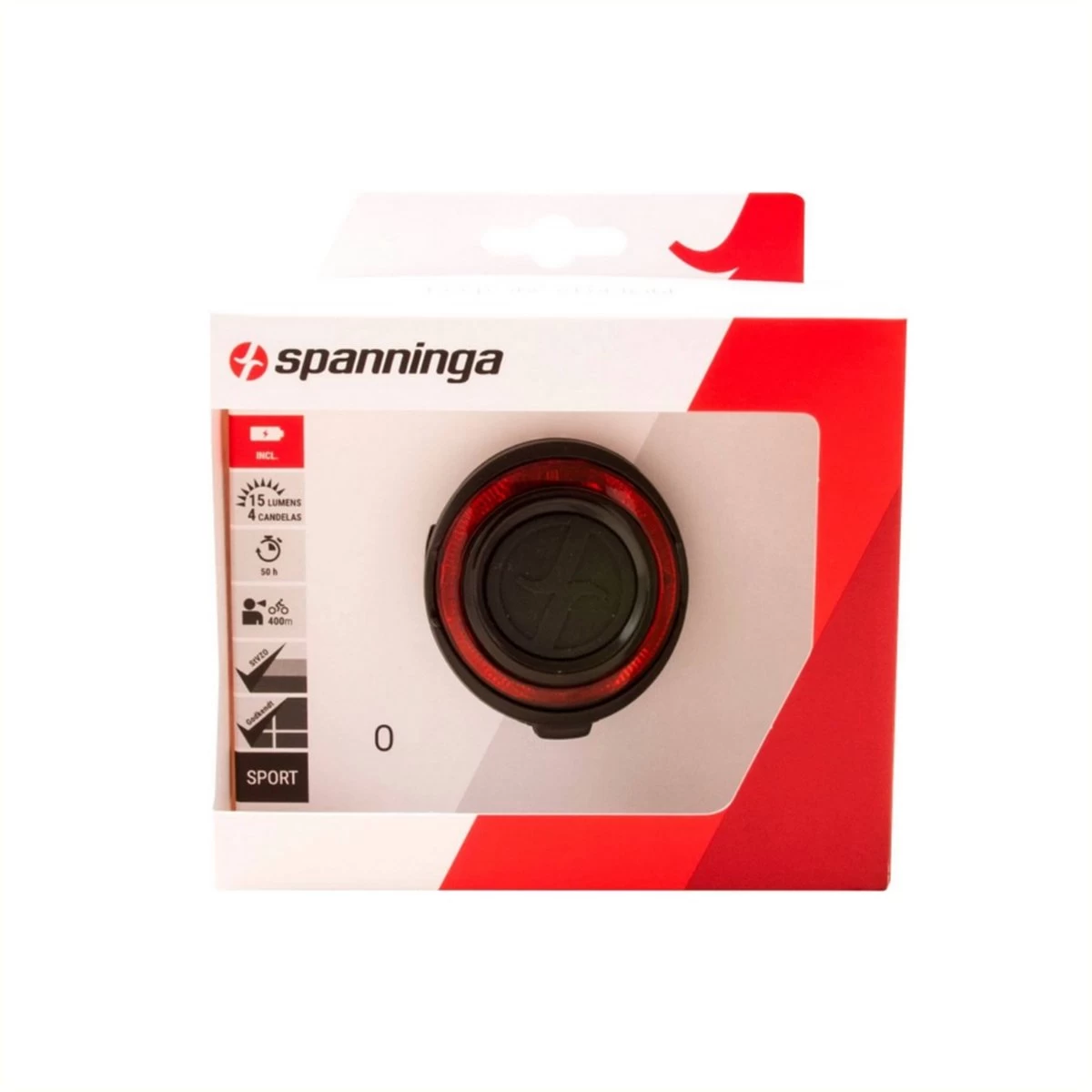 Spanninga O-Guard Fiets Achterlicht - Batterij - Afbeelding 18