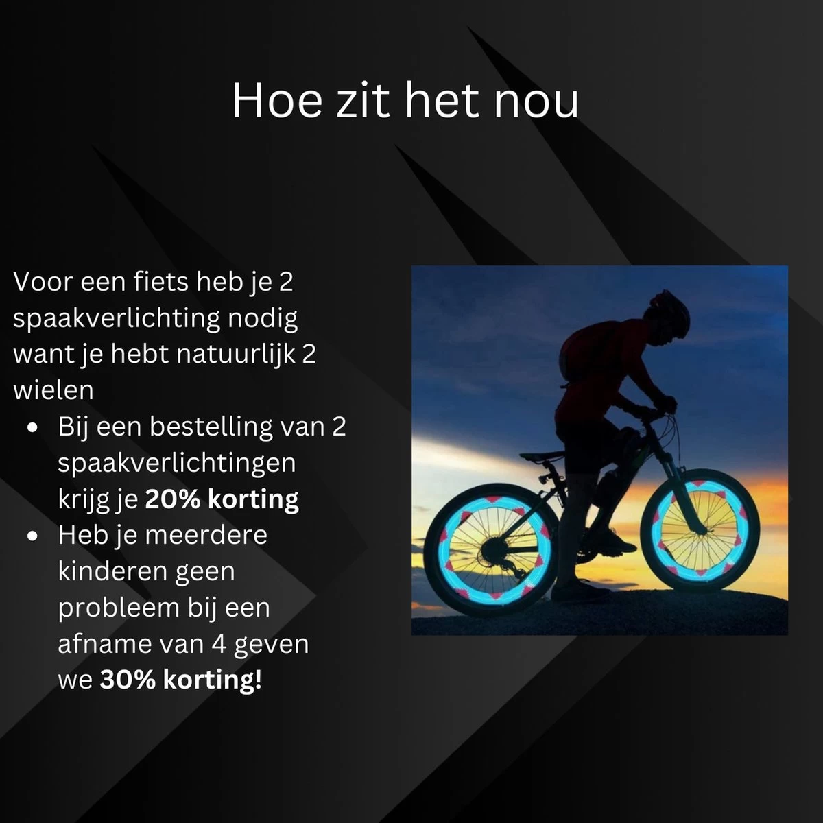 Spaakverlichting- Spaakverlichting Met Bewegingssenor- Spaakverlichting Kinderfiets- LED Voor Wiel- Waterdicht- 32 Verschillende Patronen- Makkelijk Te Installeren - Afbeelding 7