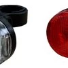 DULA Fietslamp Set Wit - Rood - Fietslampjes - Fietsverlichting - Voor En Achter - 1 Set