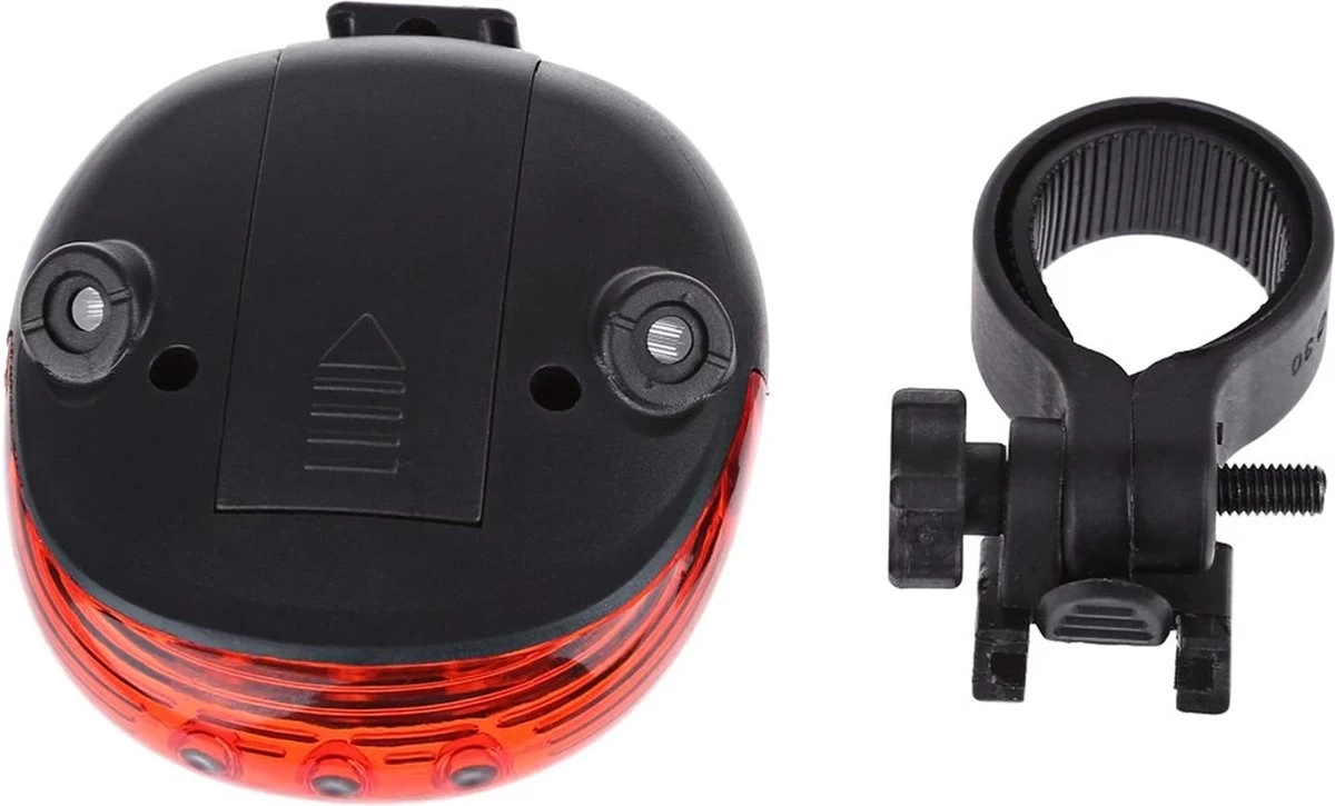 Fiets Achterlicht - LED Licht Met Laser - Fiets Lamp - Waterdicht - Racefiets Verlichting - Inclusief Batterijen - Rheme - Afbeelding 2