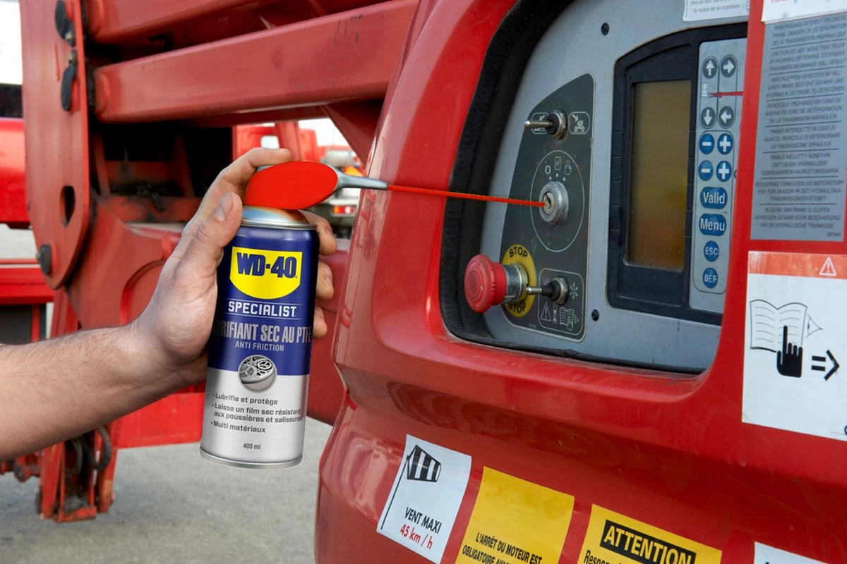 WD-40 Specialist® Droogsmeerspray Met PTFE - 400ml - Teflon Spray - Smeermiddel - Beschermt Effectief Tegen Dagelijkse Slijtage - Afbeelding 3
