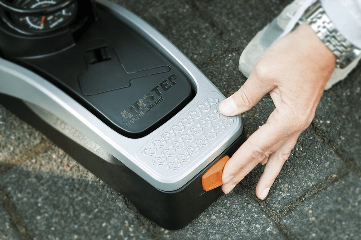 SKS Airstep Voetpomp Met Manometer - 7 Bar - Zwart - Afbeelding 12