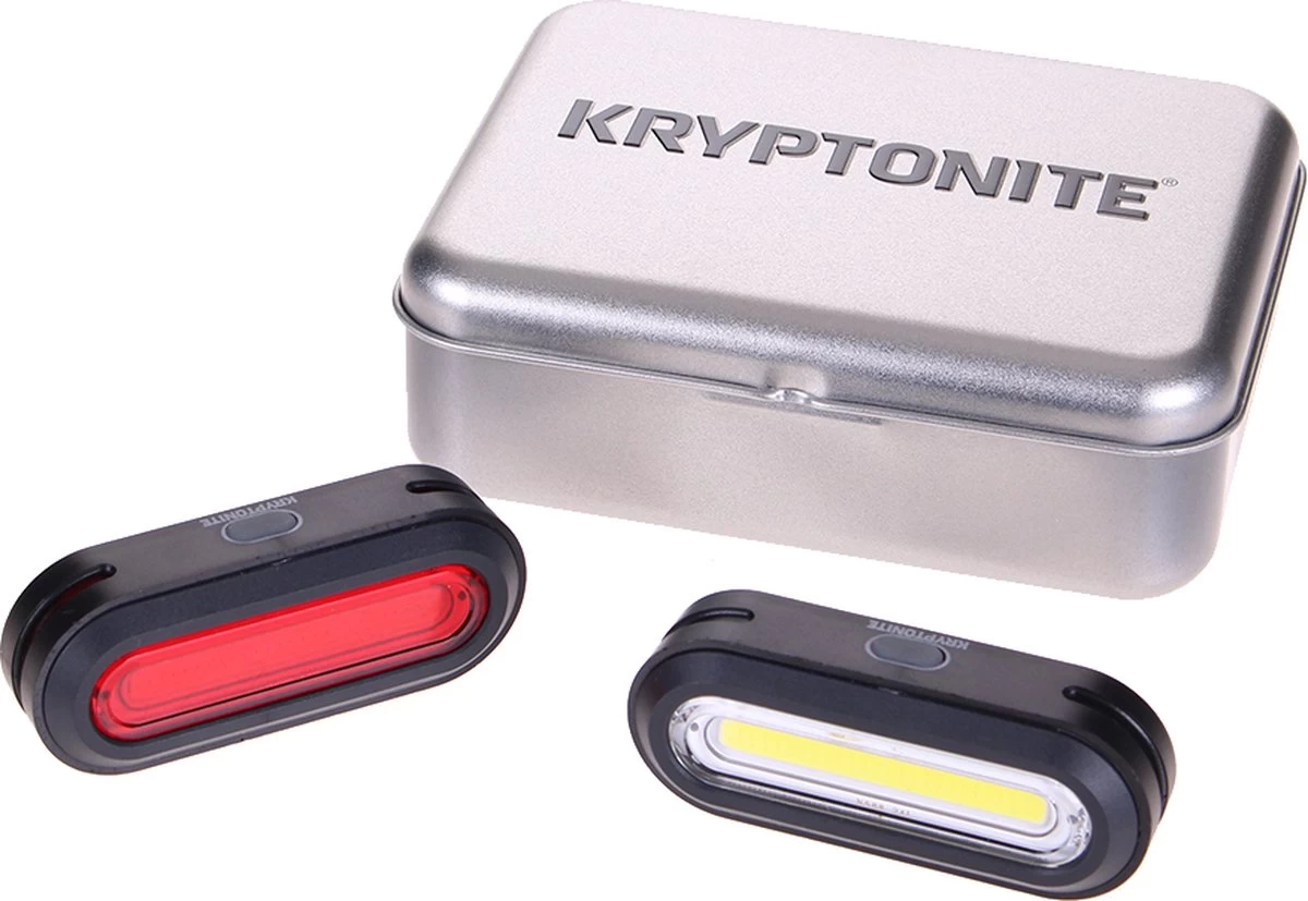 Kryptonite Avenue F-150 / R-75 Verlichtingset LED Accu - Zwart - Afbeelding 8