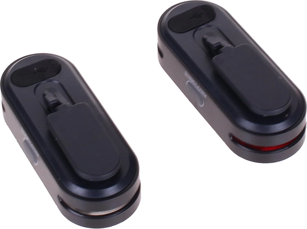 Kryptonite Avenue F-150 / R-75 Verlichtingset LED Accu - Zwart - Afbeelding 10