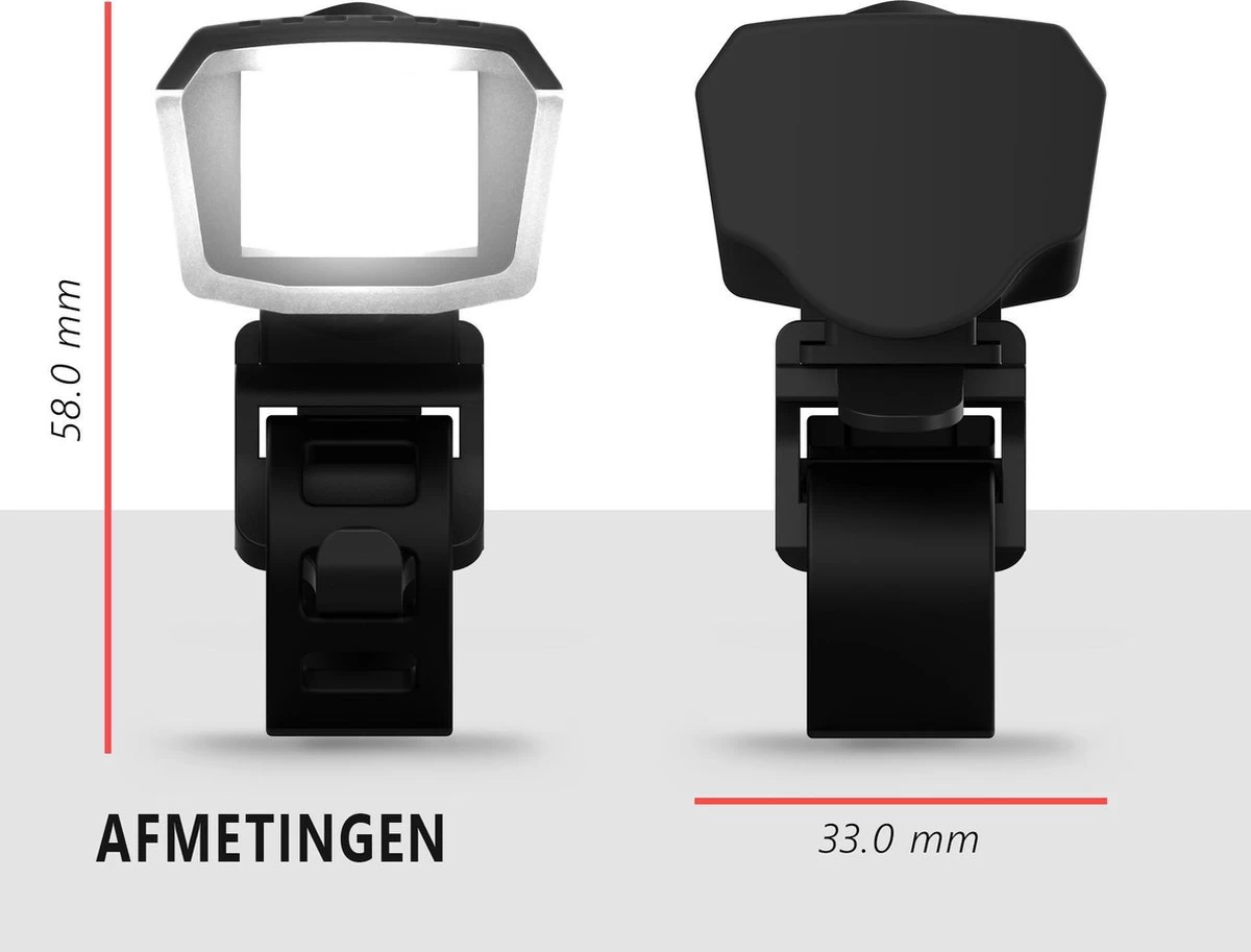 Trustic EVO | Fietsverlichting | Oplaadbaar | Fietslamp | Verschillende Standen | Licht Sensor | Waterbestendig | Set - Afbeelding 5