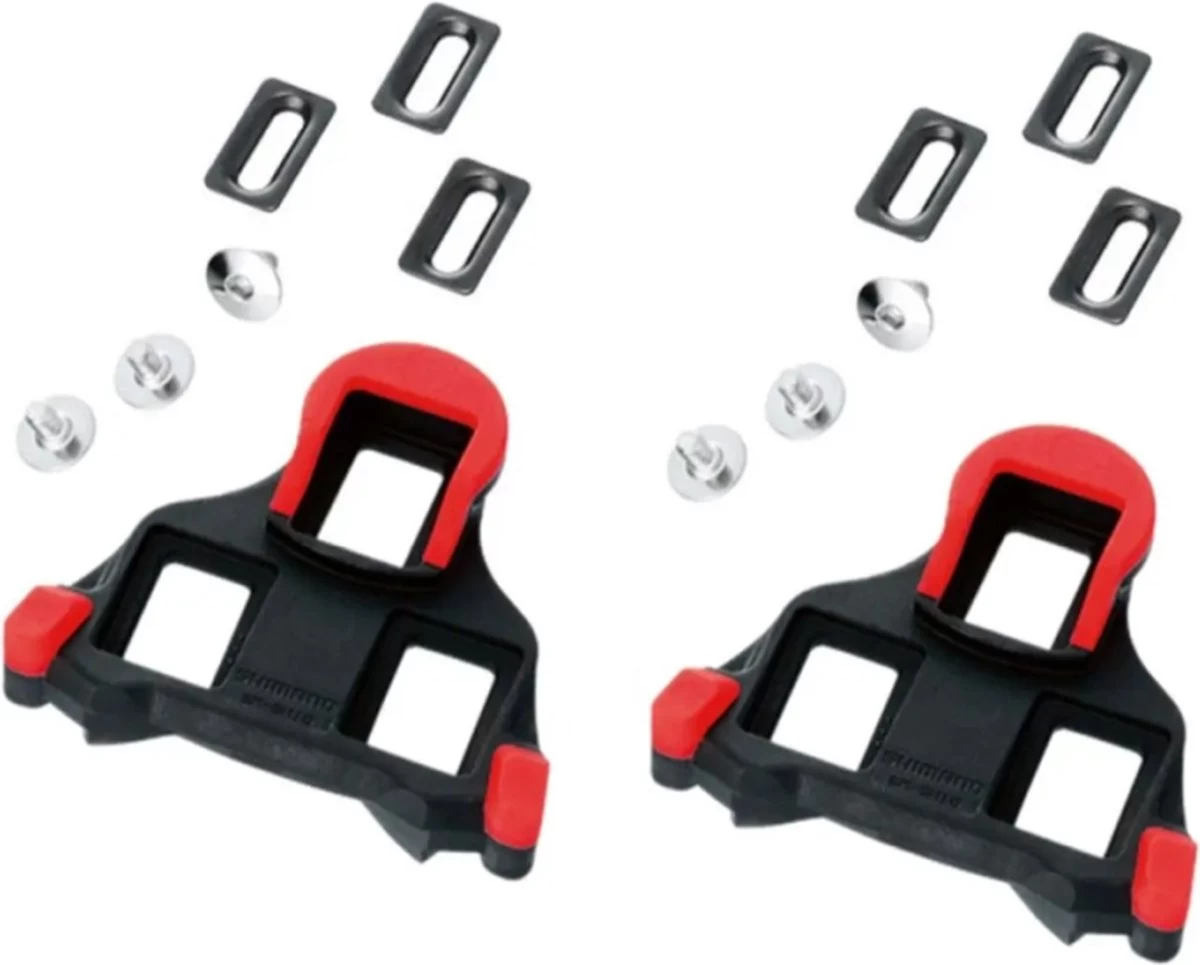 Shimano Schoenplaatjes Spd-sl Sm-sh10 0° Speling Rood - Afbeelding 4