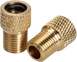 Verloopnippel FV DV Naar AV - 2 Stuks - Hoge Kwaliteit - Frans Presta Dunlop Naar Auto Schrader Ventiel Adapter - RSE-Shop.NL