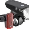 AXA Greenline 40 Lux - LED Fietslampjes Voor En Achter - Fietsverlichting USB Oplaadbaar