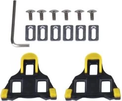 Schoenplaatjes SPD-SL Geschikt Voor Shimano SPD SL Pedalen - Geel - Niet Origineel