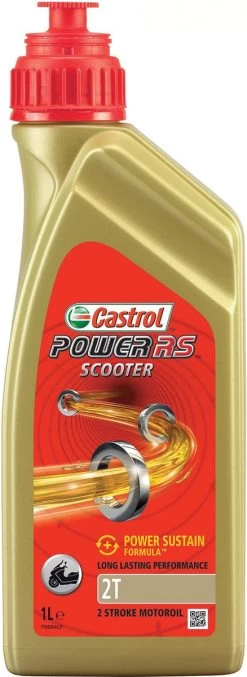 Olie Castrol 1-Liter Power RS Scooter 2T