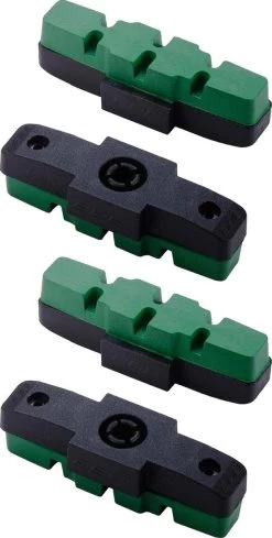 BBB Cycling Remblokken HydroStop E-bike - Velgrem - Compatibel Met Stadsfiets, E-bike & Mountainbike - Groen - BBS-09E