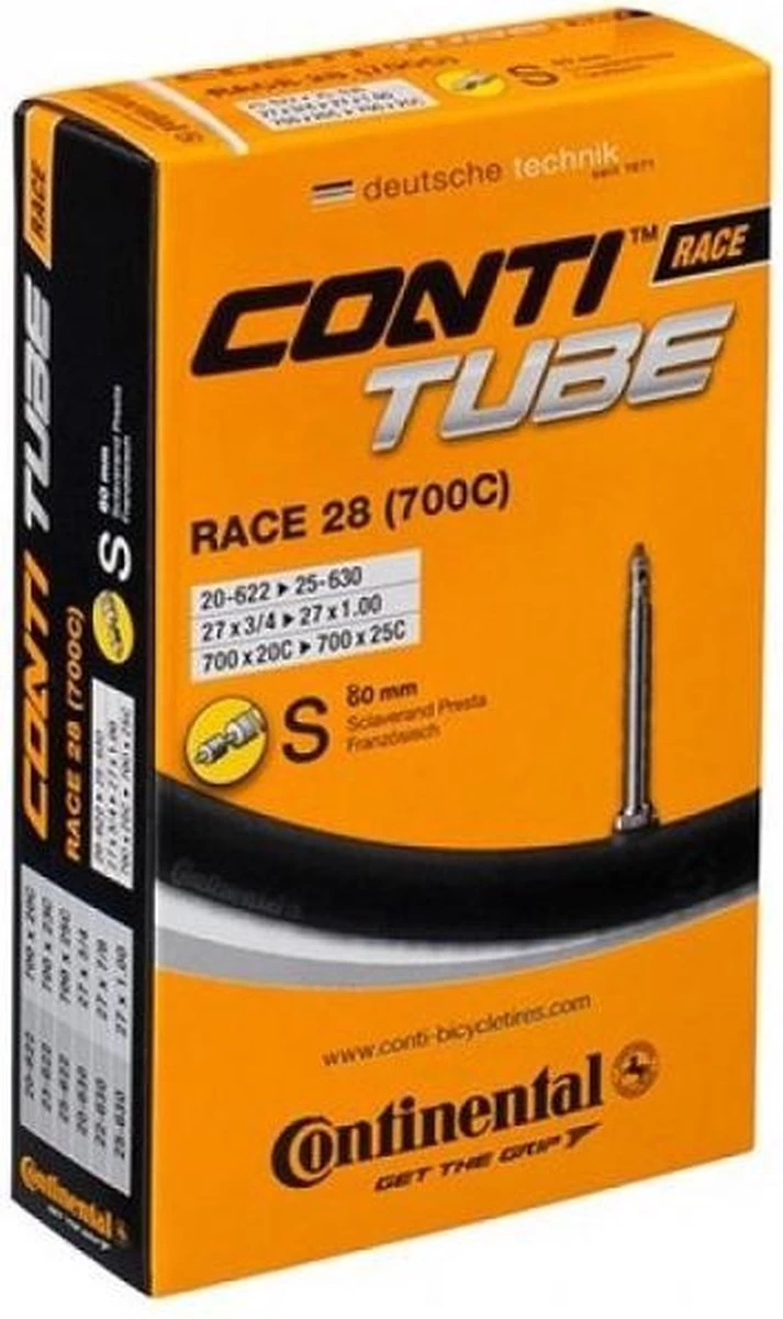 Continental Binnenband Race 28 Binnenband - 27 X 3/4-1.00 (20-622/25-630) Fv 80 Mm - Afbeelding 6
