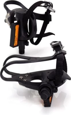 XLC Race Pedalen Toeclips - PVC - Zwart - PD-R01