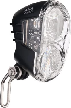 AXA Echo 15 Switch - Fietslamp Voorlicht - LED Koplamp - Dynamo - 15 Lux
