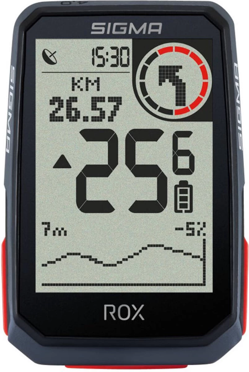 SIGMA SPORT ROX 4.0 GPS Fietscomputer Incl. Stuurhouder, Zwart - Afbeelding 2