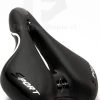 Voltano Sport Fietszadel Iclusief Zadelstrop – Gel Trekking Zadel – Met Uitsparing – Unisex - Zwart