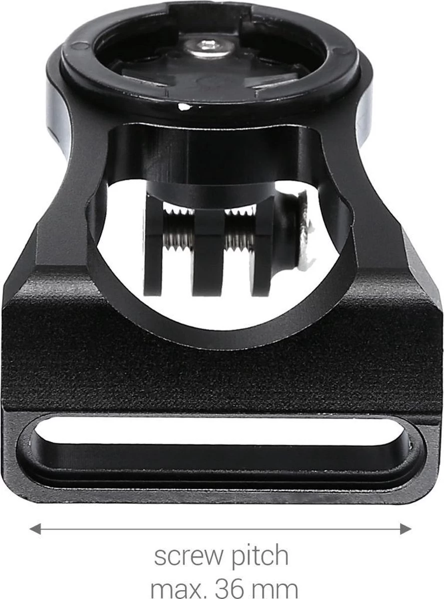 Kwmobile Houder Voor Garmin Edge / Bryton Rider / CatEye - Fietshouder Voor Navigatiesysteem - Stuurhouder In Zwart - Afbeelding 3