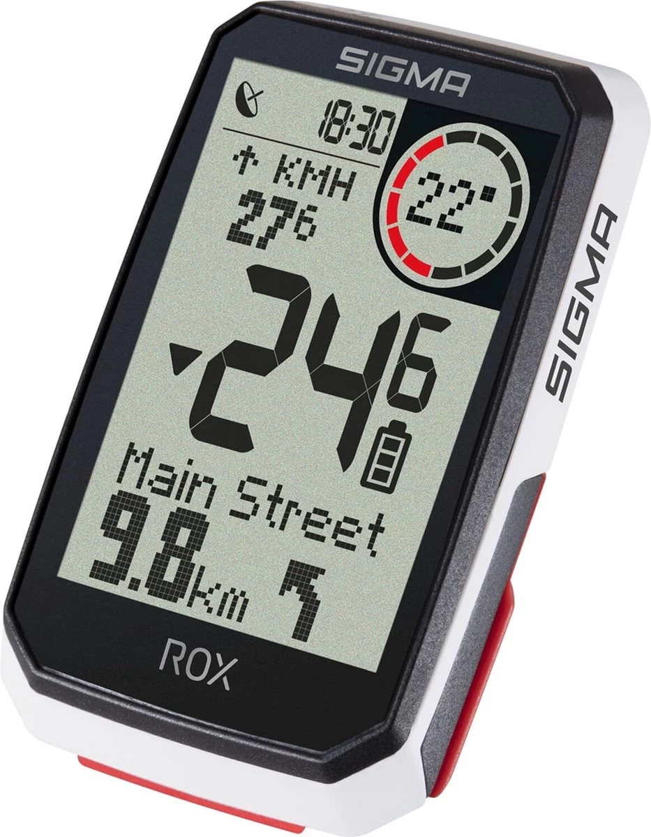 SIGMA SPORT GPS Fietscomputer Sigma ROX 4.0 GPS Met Standaard Stuurhouder - Wit - Afbeelding 13